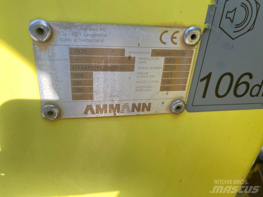 Ammann ARX 26 Tvilling tromle