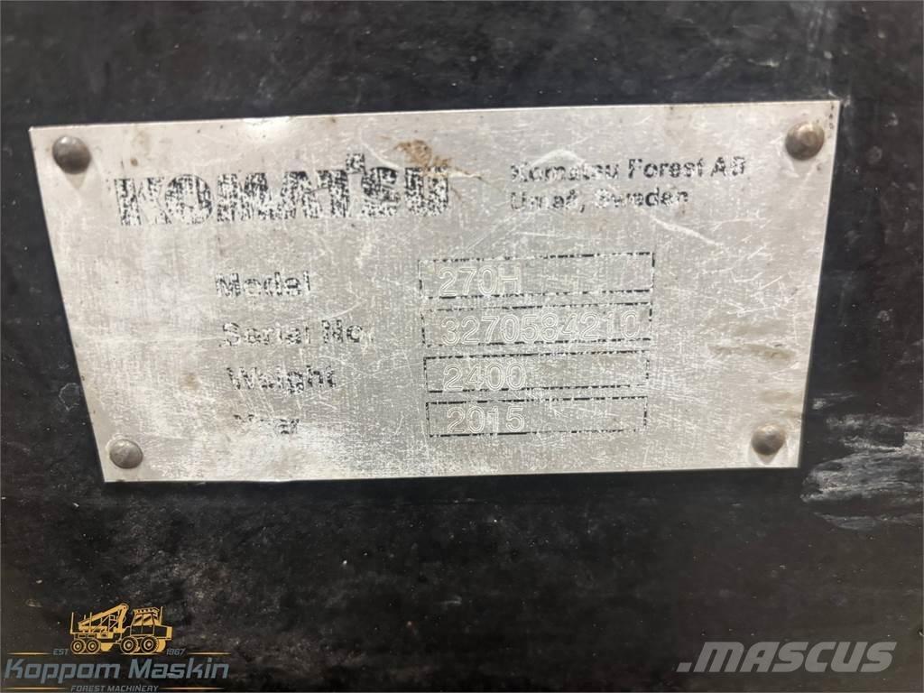 Komatsu 270H Kraner til skovningsmaskine