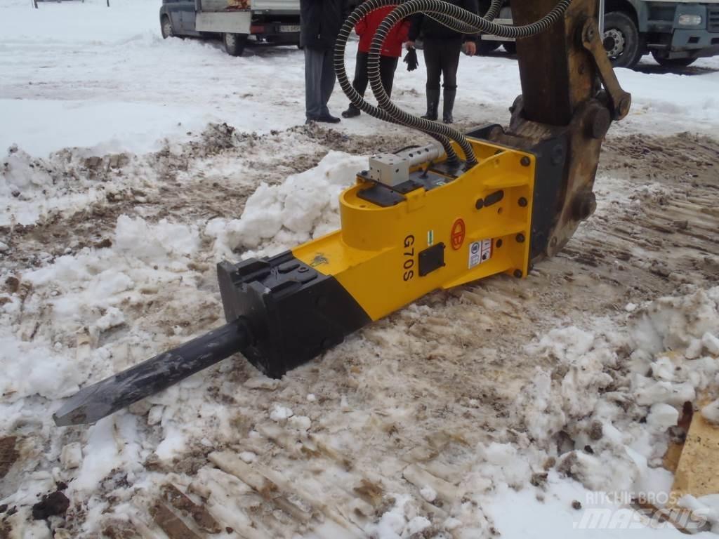  TUR G70 S 1240kg Hydraulik / Trykluft hammere