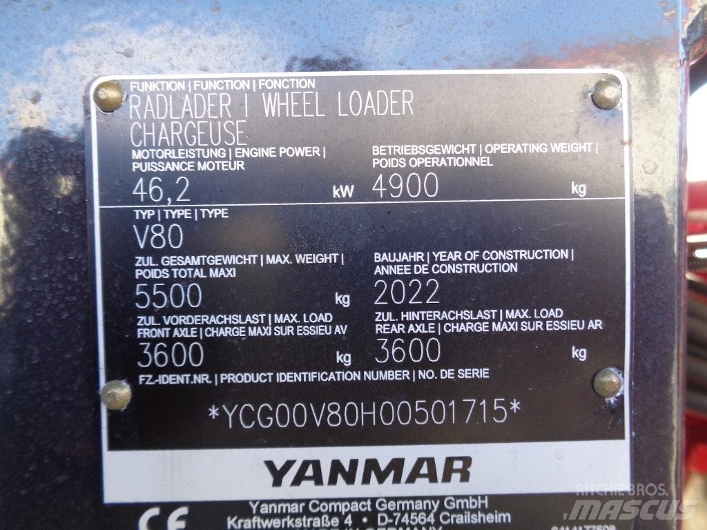 Yanmar V80 Læssemaskiner på hjul