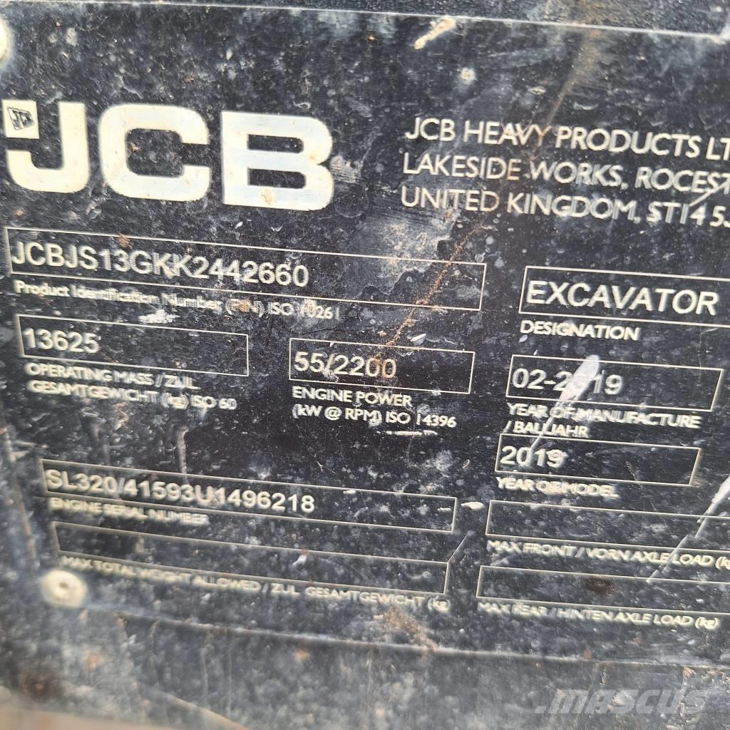 JCB JS 131 LC Gravemaskiner på larvebånd