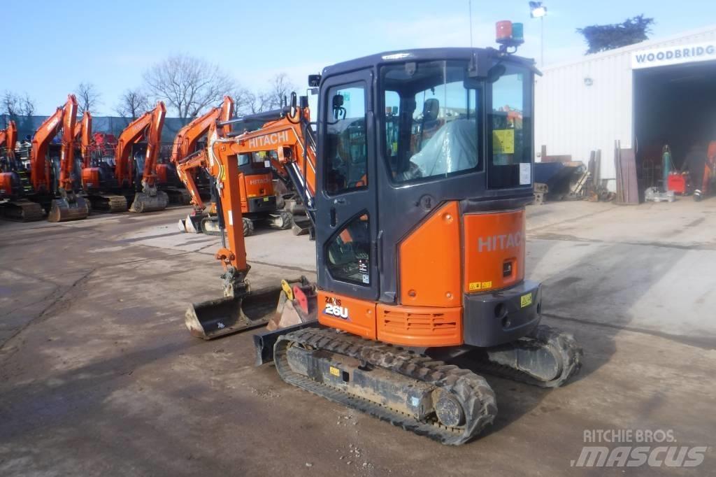 Hitachi ZX 26 U-6 Minigravemaskiner
