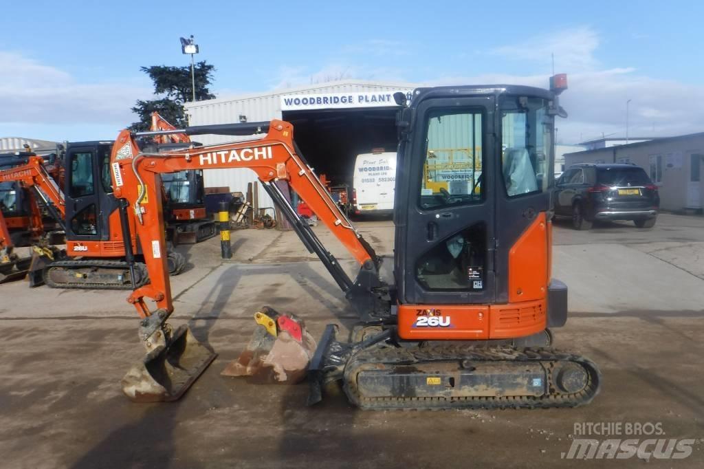Hitachi ZX 26 U-6 Minigravemaskiner