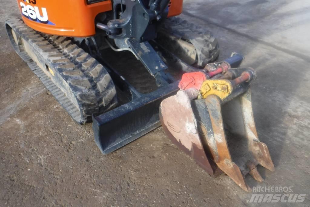 Hitachi ZX 26 U-6 Minigravemaskiner