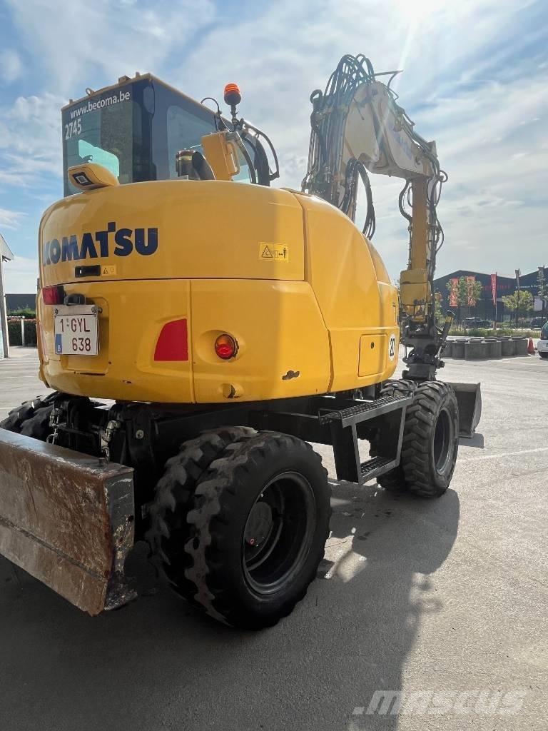 Komatsu PW98MR-10 Gravemaskiner på hjul