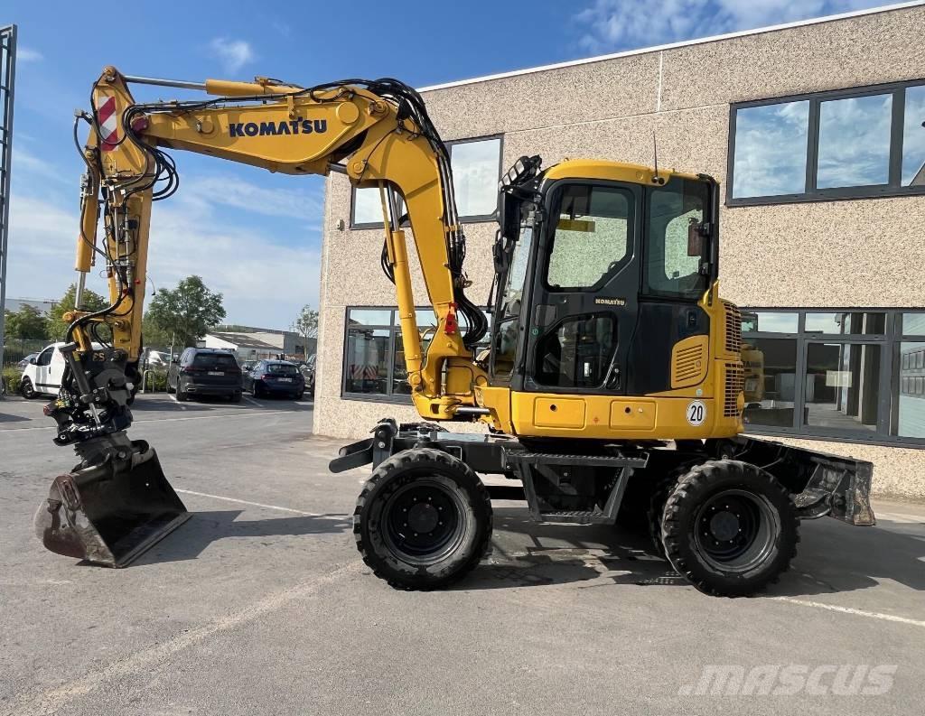 Komatsu PW98MR-10 Gravemaskiner på hjul