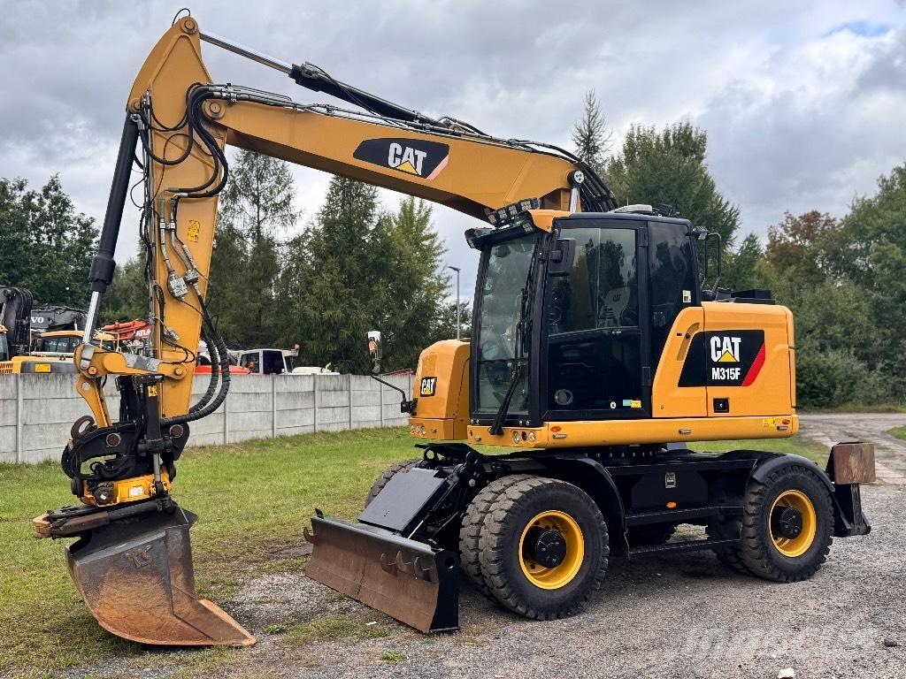 CAT M315F Gravemaskiner på hjul