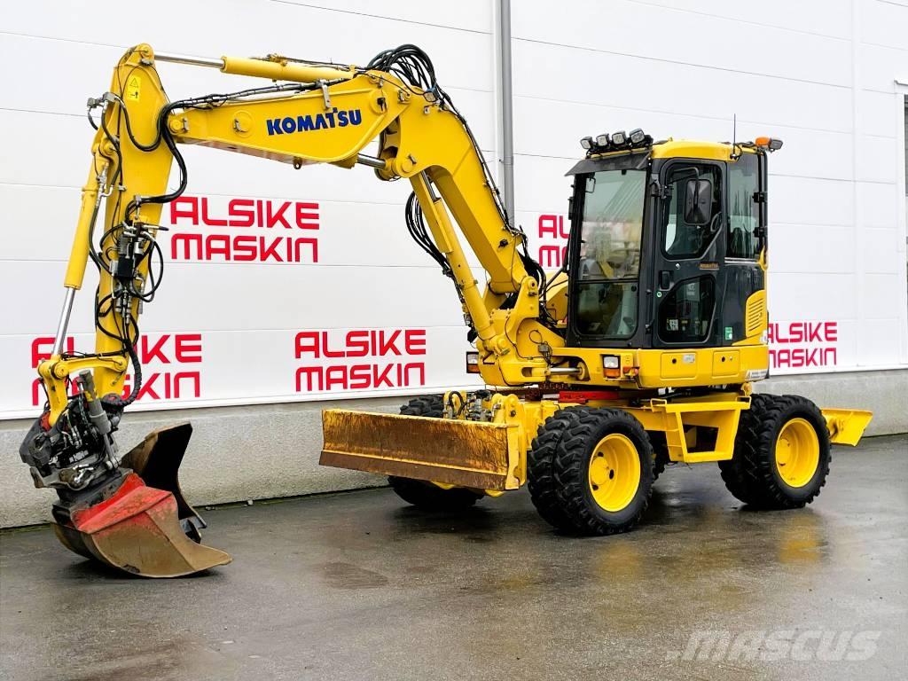 Komatsu PW 98 MR-8 Gravemaskiner på hjul