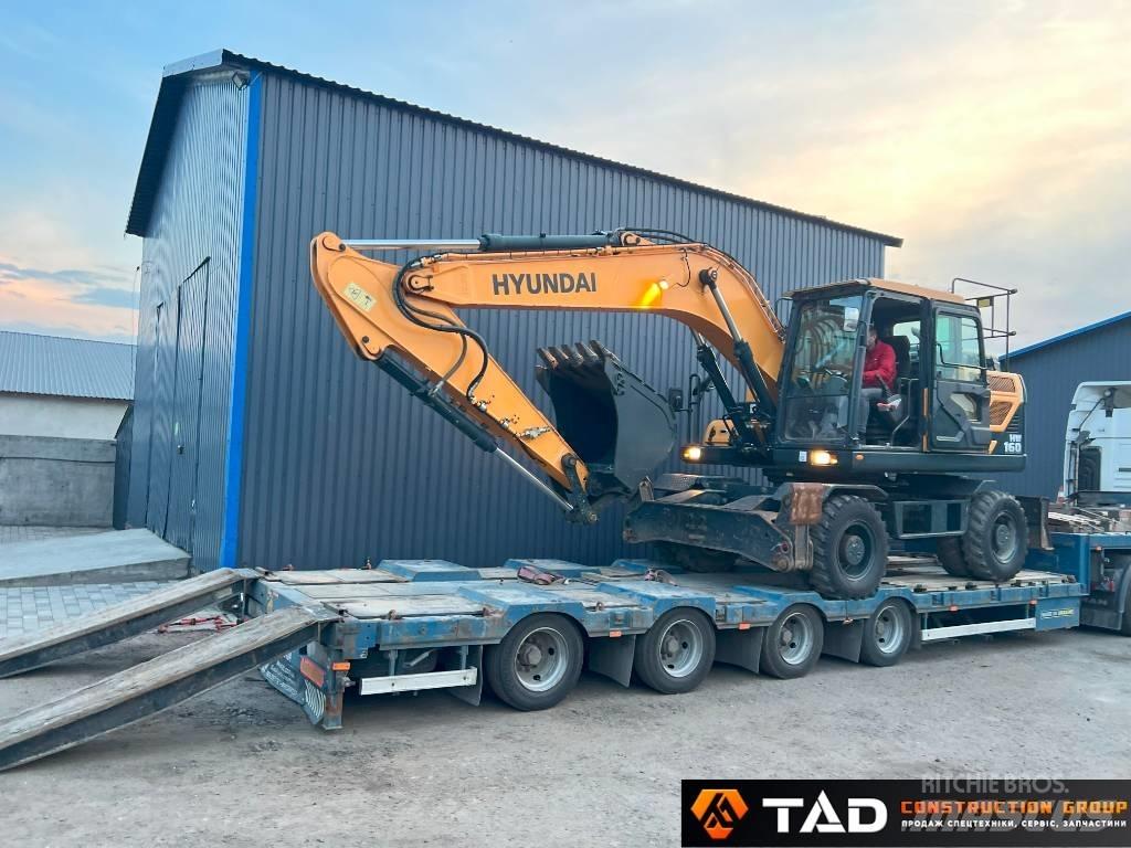 Hyundai HW 160 Gravemaskiner på hjul