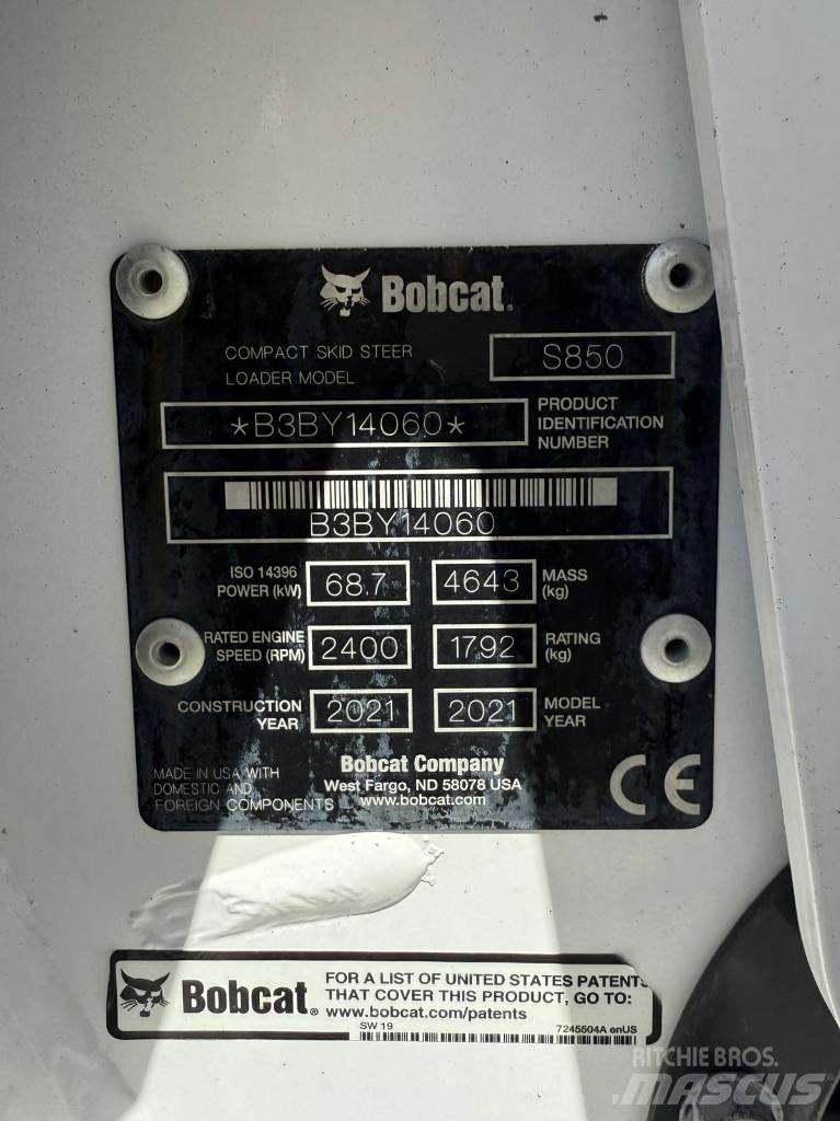 Bobcat S 850 Minilæsser - skridstyret
