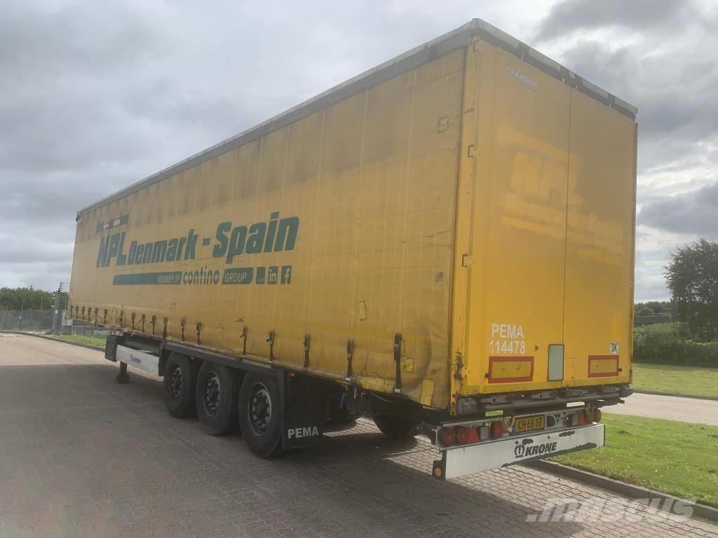 Krone SDP 27 Semi-trailer med Gardinsider