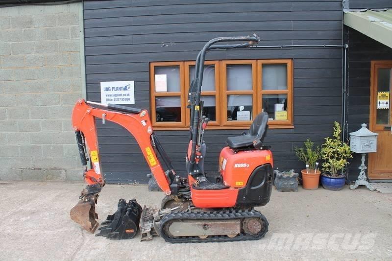 Kubota K 008-3 Minigravemaskiner