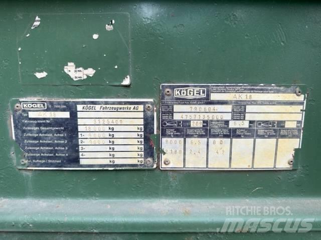 Kögel AK 18 Sneglevogne
