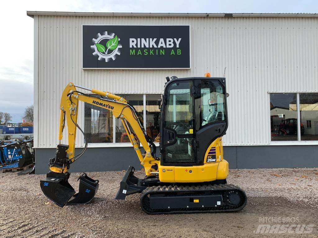 Komatsu PC26 MR-5 Minigravemaskiner