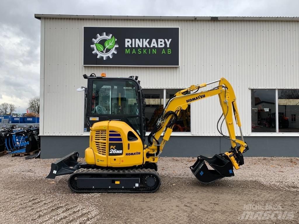 Komatsu PC26 MR-5 Minigravemaskiner