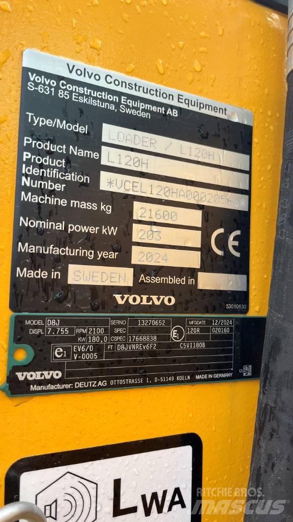 Volvo L120H Læssemaskiner på hjul