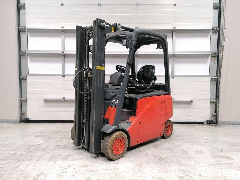 Linde E16PH-01 El gaffeltrucks