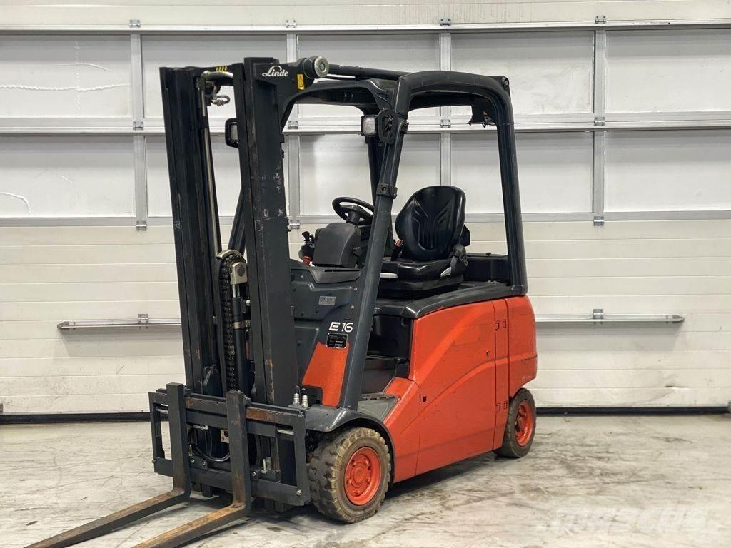 Linde E16PH-01 El gaffeltrucks