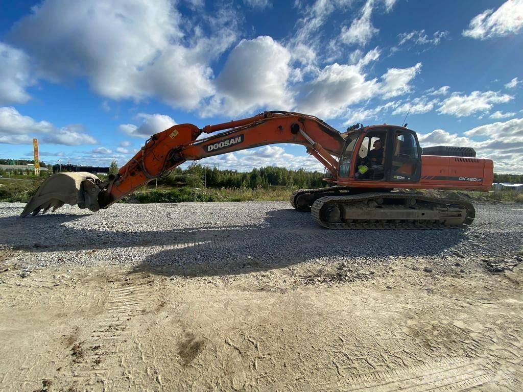 Doosan DX420LC Gravemaskiner på larvebånd