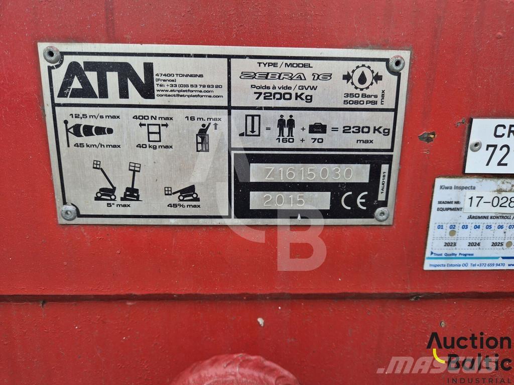 ATN Zebra 16 Bomlifte med knækarm