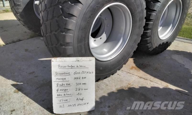  MAXAM 600/55R26.5 Hjul, Dæk og Fælge