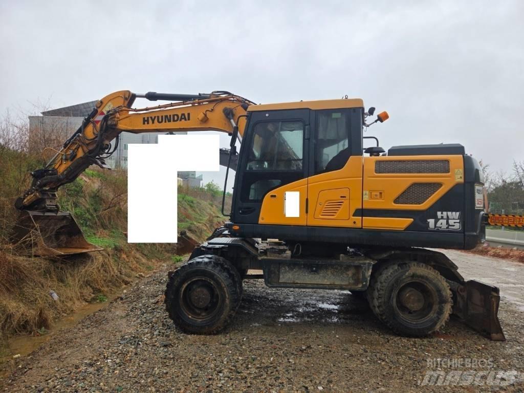Hyundai HW 145 Gravemaskiner på hjul