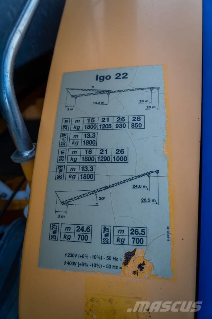 Potain Igo 22 Semimobilkraner