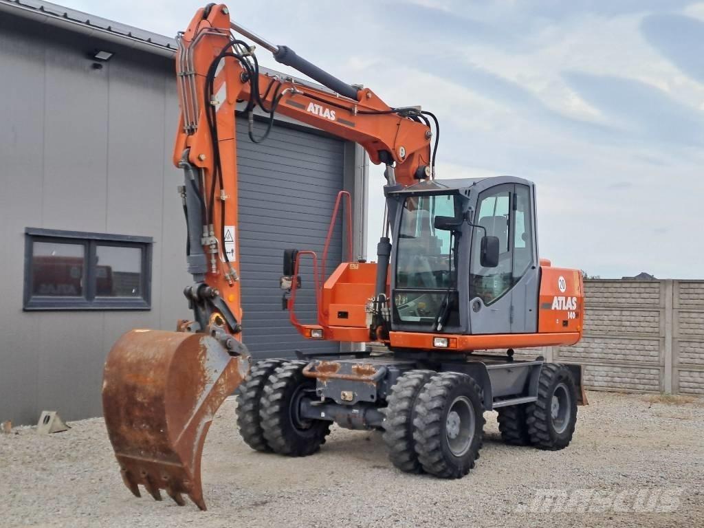 Atlas 140 W Gravemaskiner på hjul