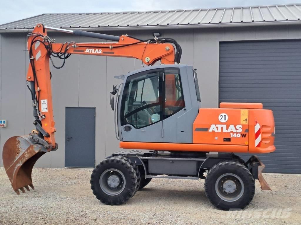 Atlas 140 W Gravemaskiner på hjul