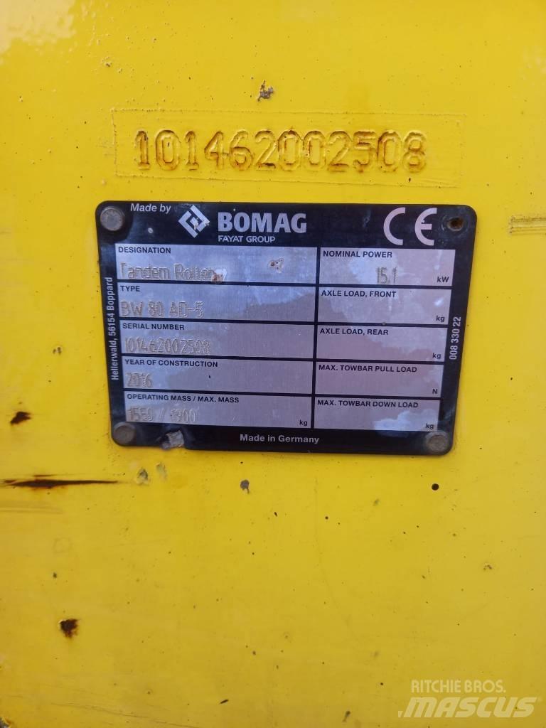 Bomag BW 80 AD-5 Tvilling tromle
