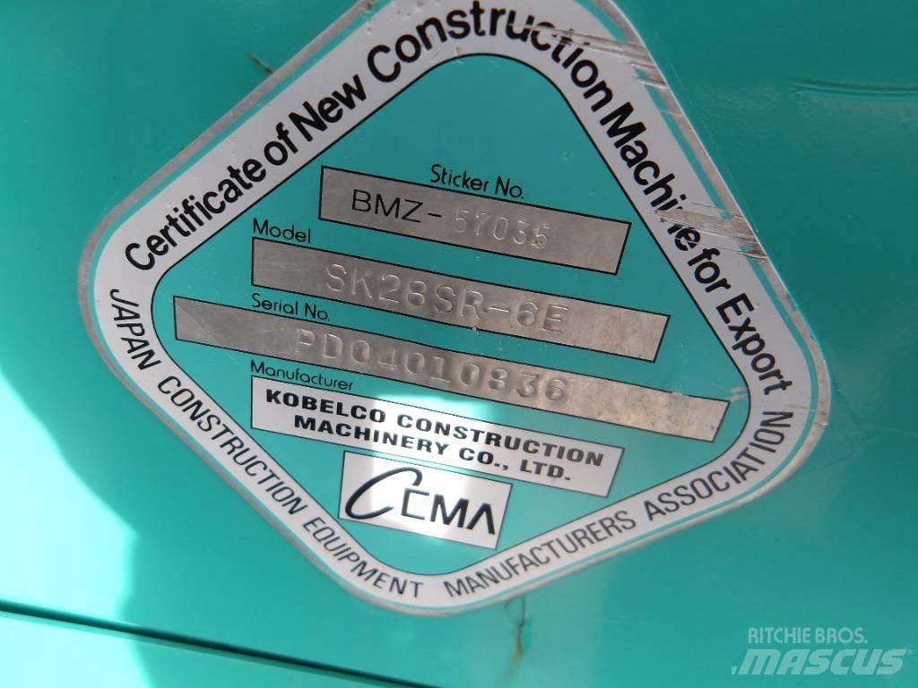 Kobelco SK 28 SR Minigravemaskiner
