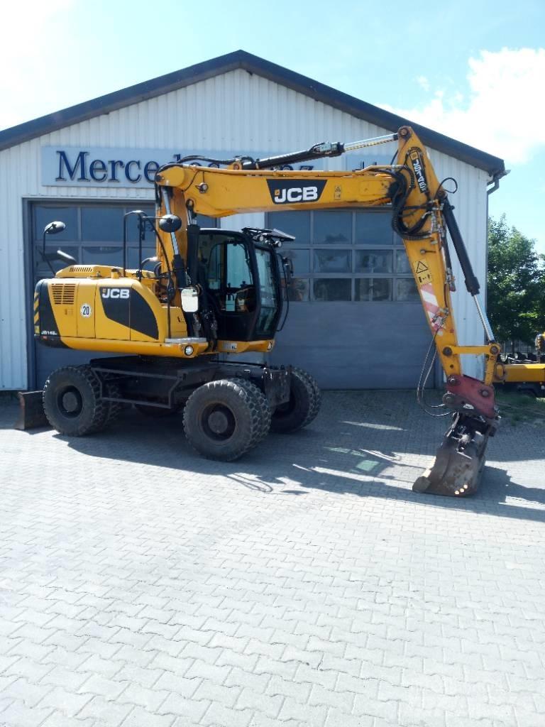 JCB JS 145 W Gravemaskiner på hjul