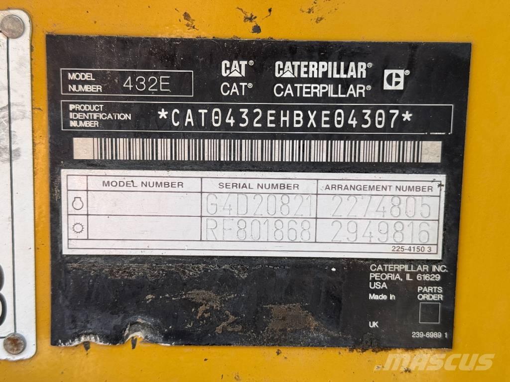 CAT 432 E Rendegravere