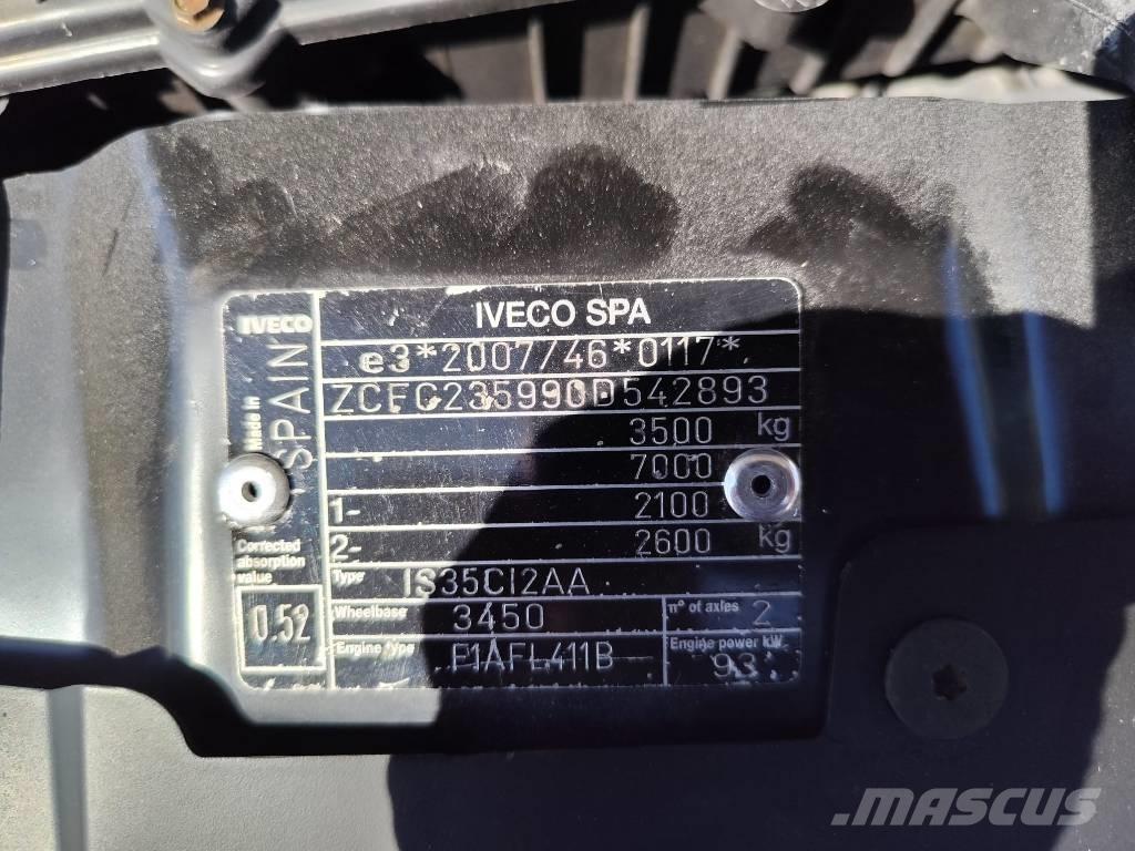 Iveco Daily 35 C 13 Lastbiler med tip