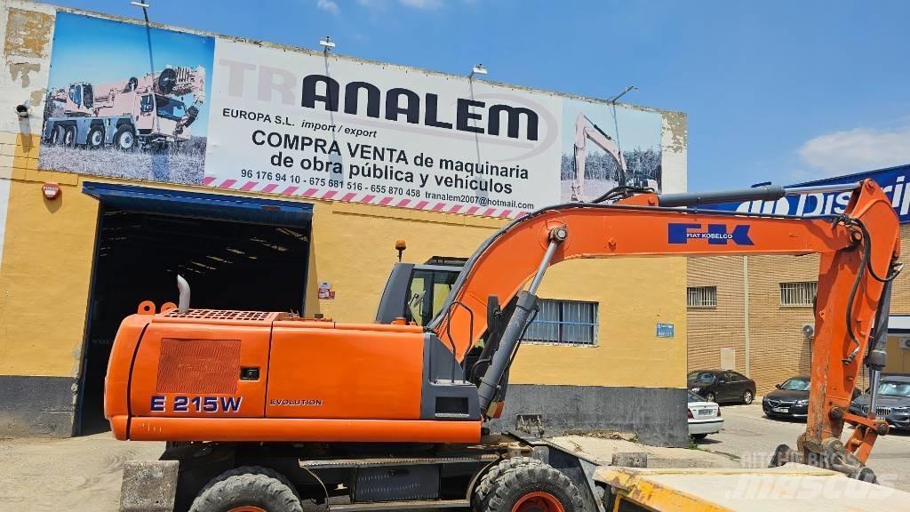 Fiat-Kobelco E215W Gravemaskiner på hjul