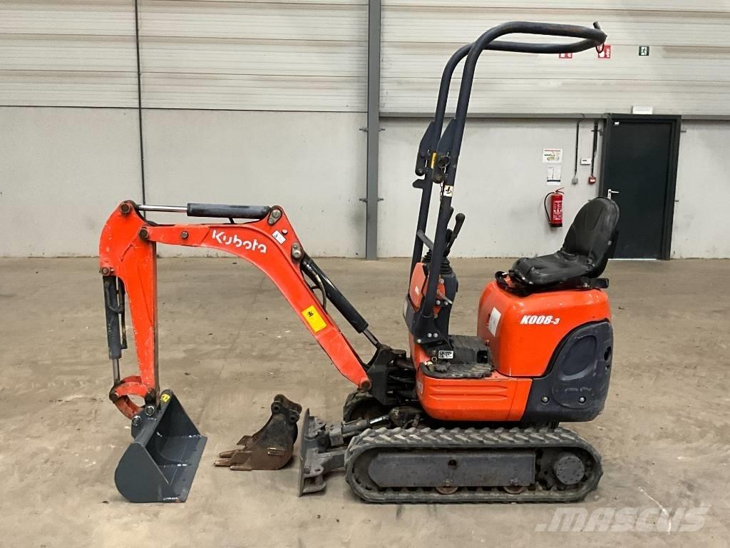 Kubota K 008-3 Minigravemaskiner