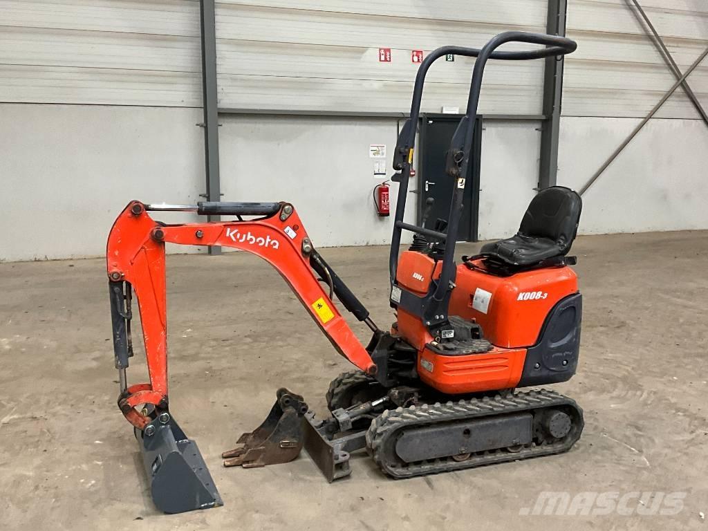 Kubota K 008-3 Minigravemaskiner