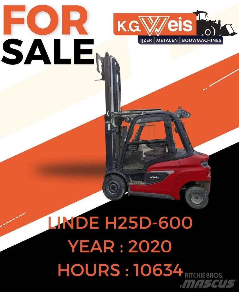 Linde H25D-600 Diesel gaffeltrucks