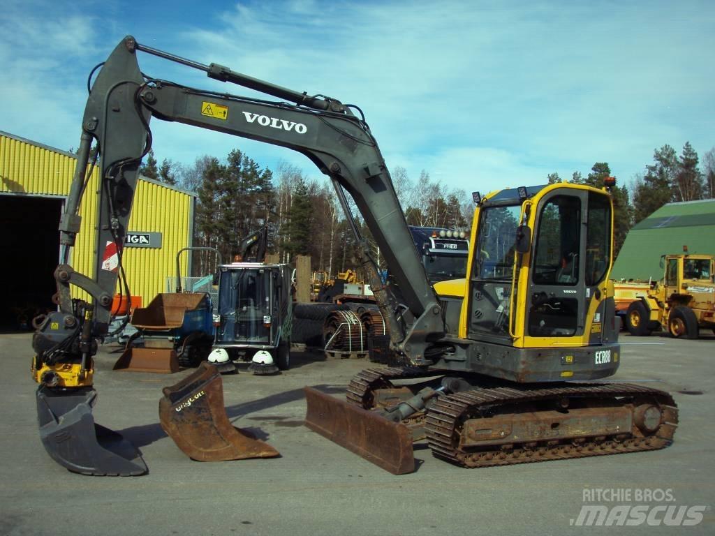 Volvo ECR 88 Midi-gravemaskiner 7t - 12t