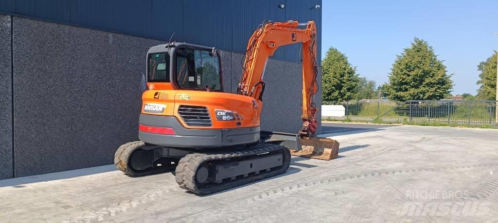 Doosan DX 85 R-3 Midi-gravemaskiner 7t - 12t