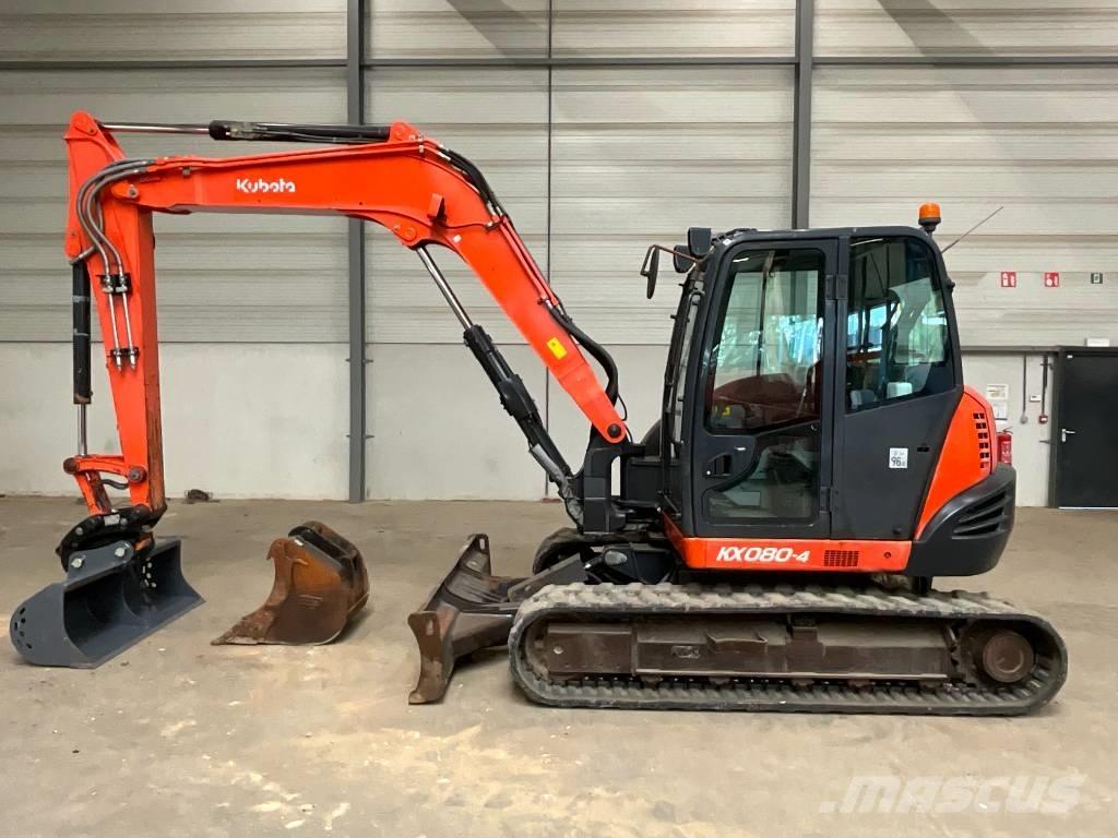 Kubota KX 080-4 Midi-gravemaskiner 7t - 12t