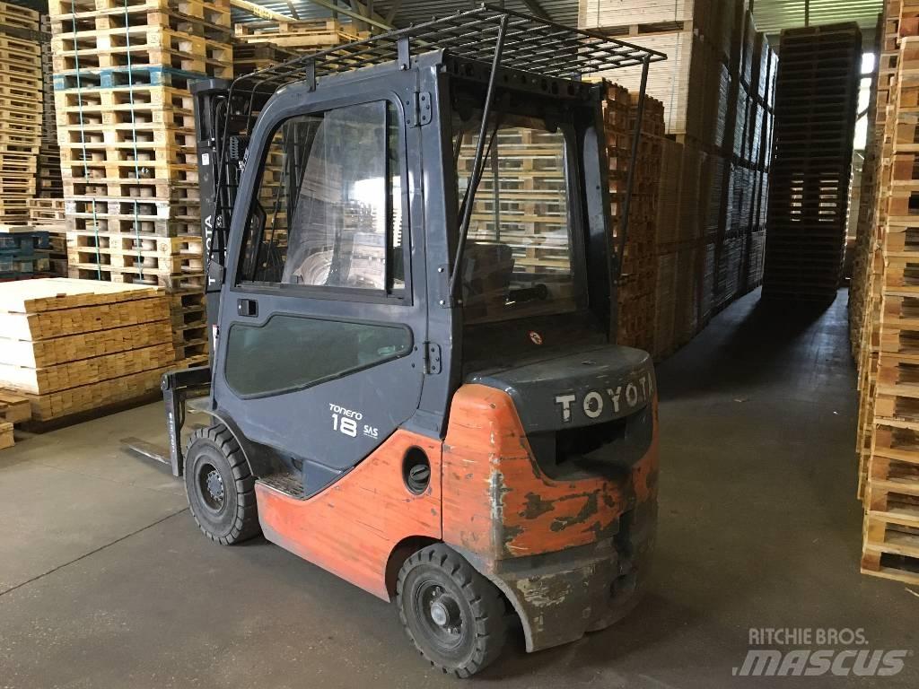 Toyota 8FDF18 Diesel gaffeltrucks