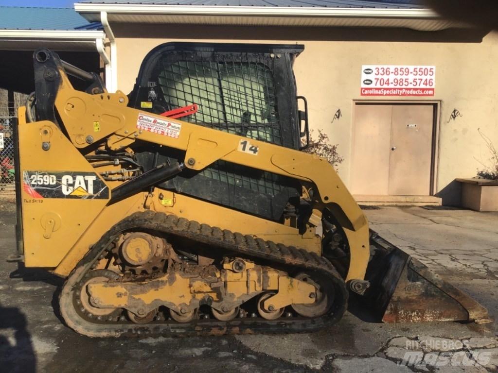 CAT 259D Minilæsser - skridstyret