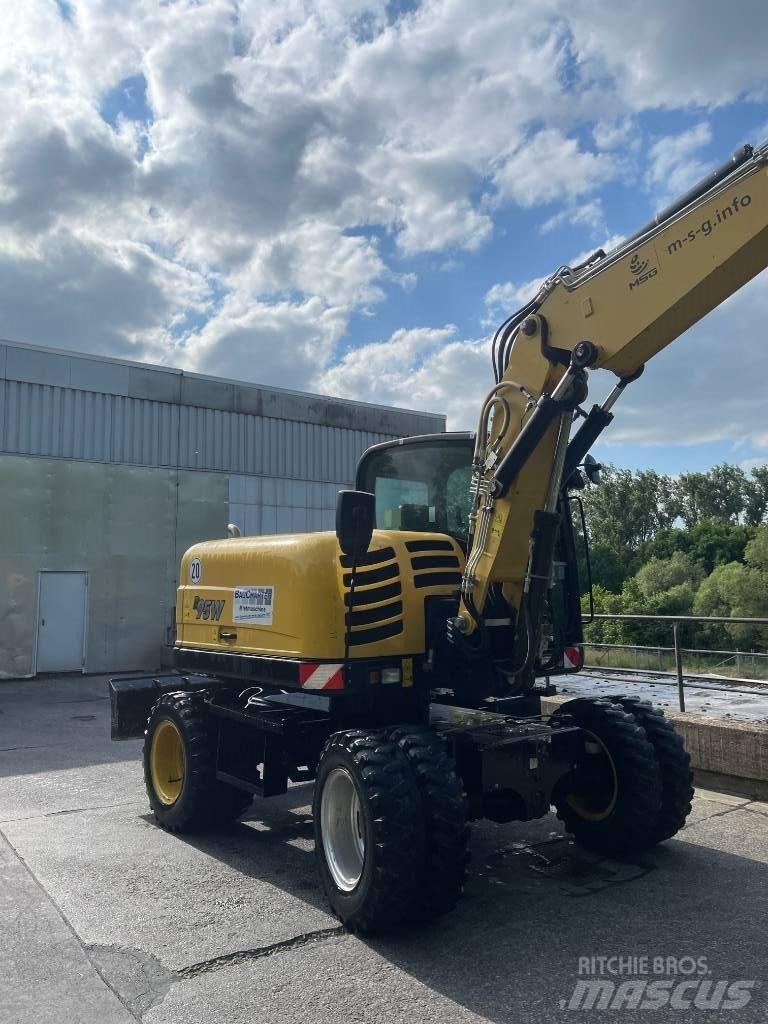 Yanmar B 95 W Gravemaskiner på hjul