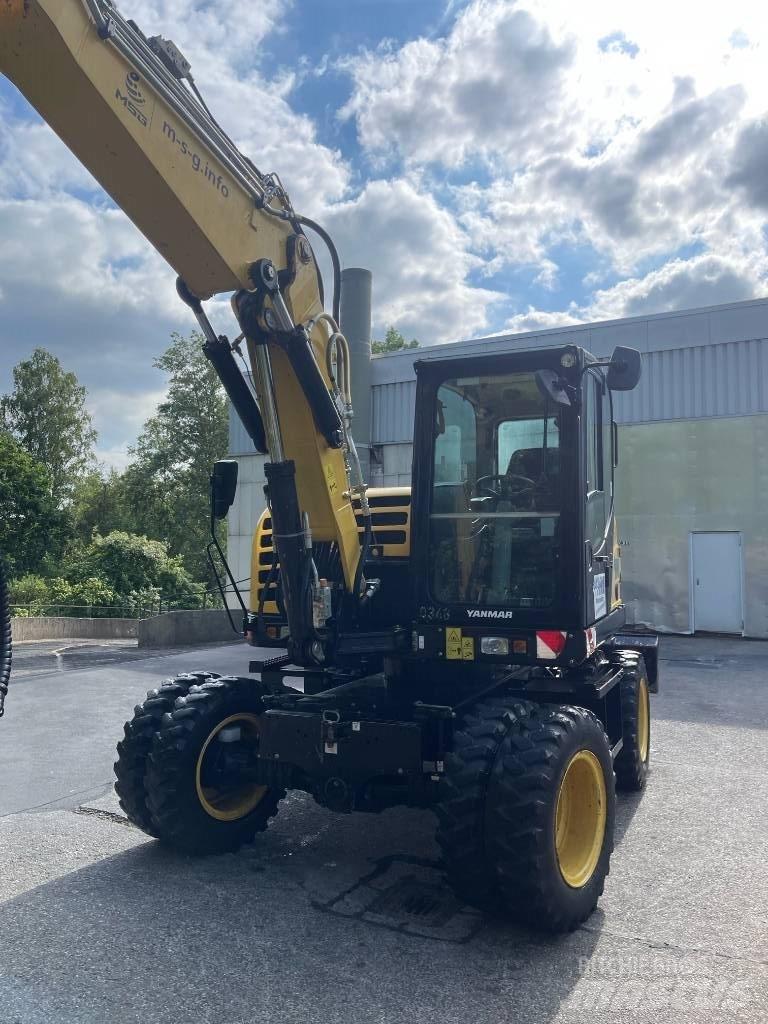 Yanmar B 95 W Gravemaskiner på hjul