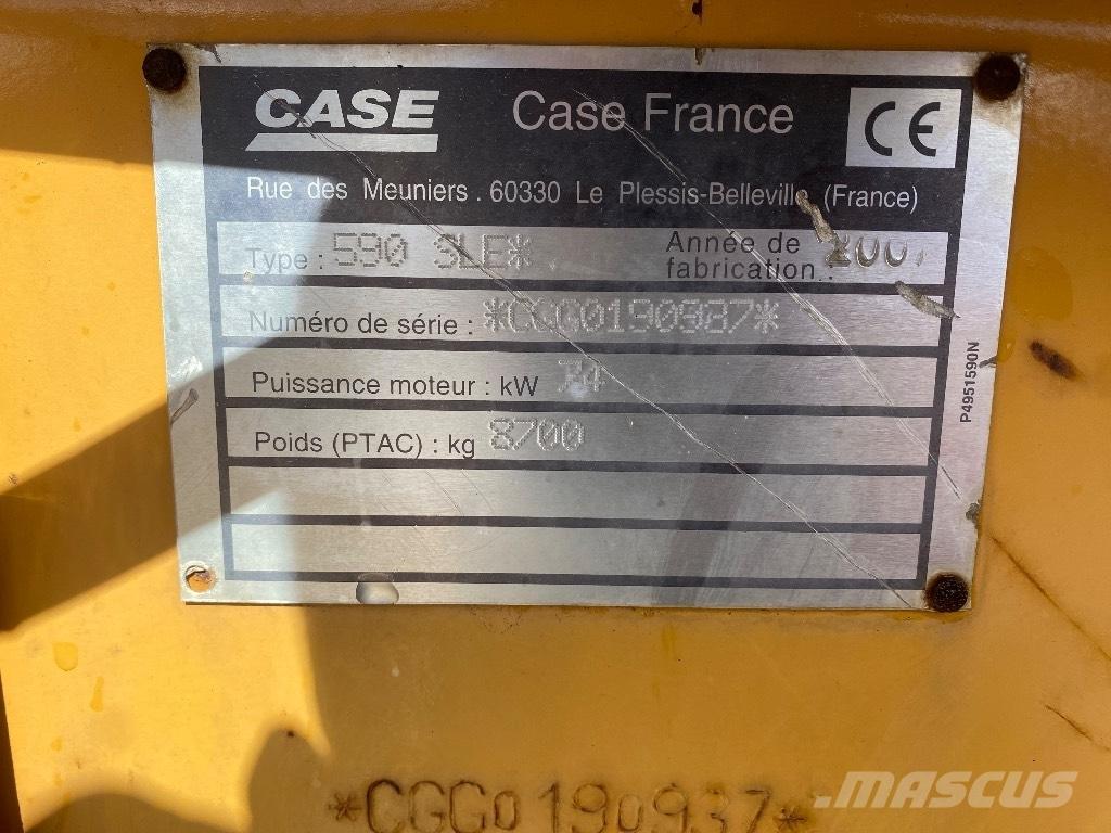 CASE 590 SLE Rendegravere