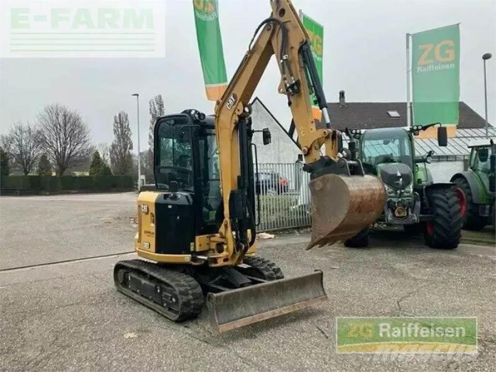 CAT 303 minibagger Gravemaskiner på hjul