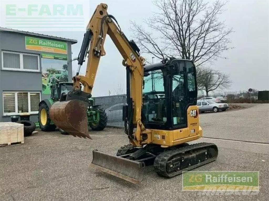 CAT 303 minibagger Gravemaskiner på hjul