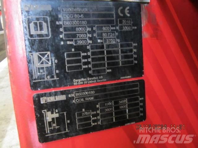 Kalmar ECG 80-6 El gaffeltrucks