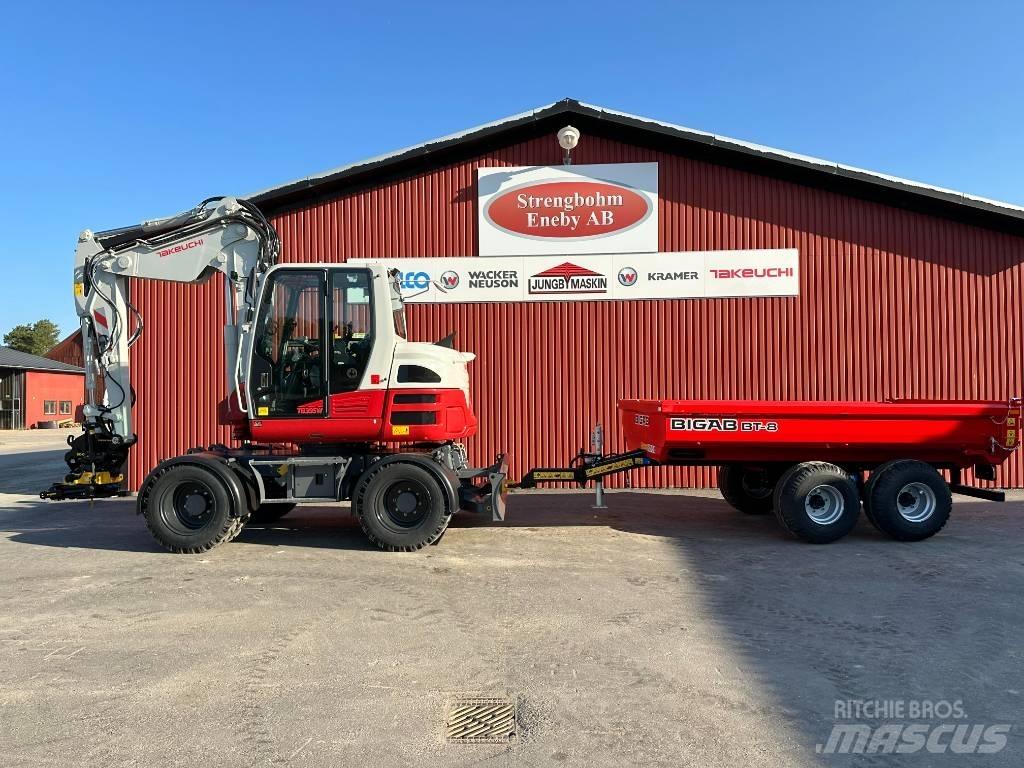 Takeuchi TB 395 W Gravemaskiner på hjul